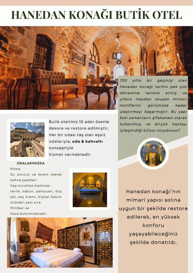 Hanedan Konagi Butik Otel Deluxe King Triple Room Anka Mardin Zewnętrze zdjęcie